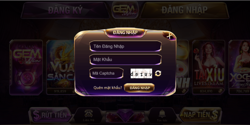 Có nhiều lý do khiến bạn không thể đăng nhập vào tài khoản của mình tại cổng game GemWin